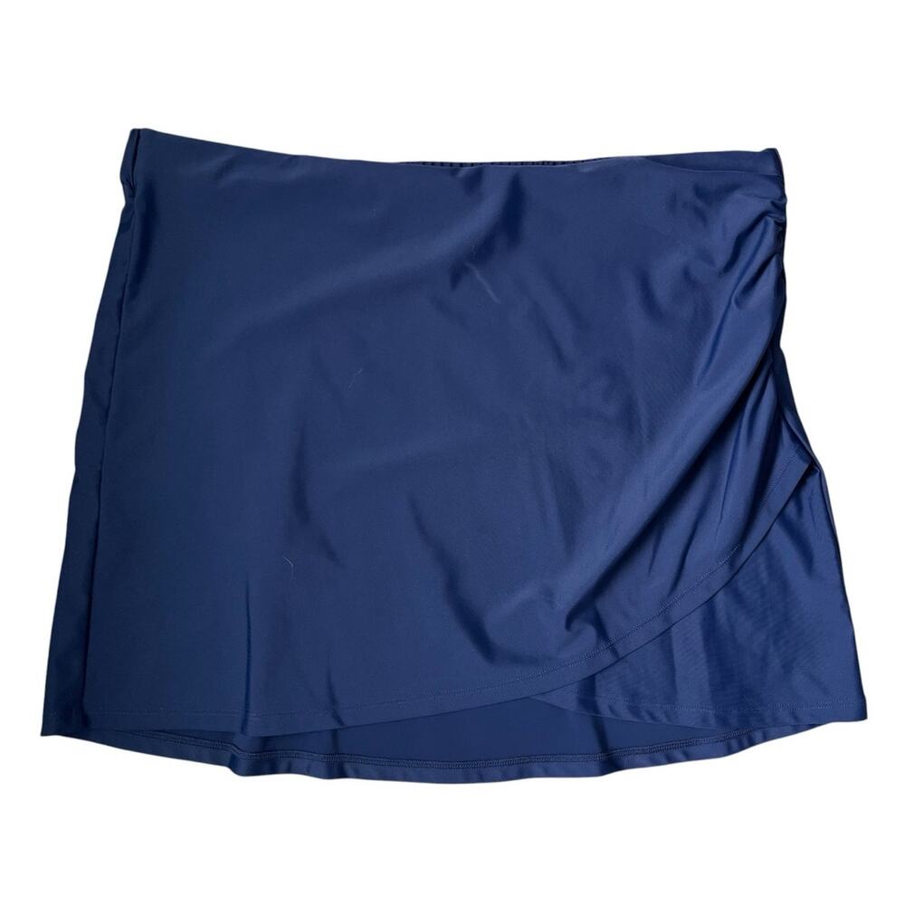 Summersalt The Ruched Swim Skirt Pull On Stretch Beach Pool Resortwear Large